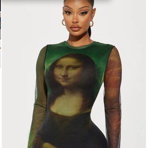 Monalisa Mesh Midi Dress - XL